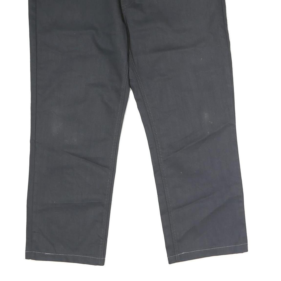 LEVI'S 541 Mens Jeans Black Regular Straight Denim W36 L27 Cotton Blend Zip