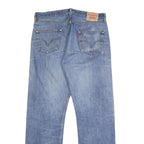 LEVI'S 501 Mens Jeans Blue Regular Straight Denim Medium W36 L34 Classic Fit
