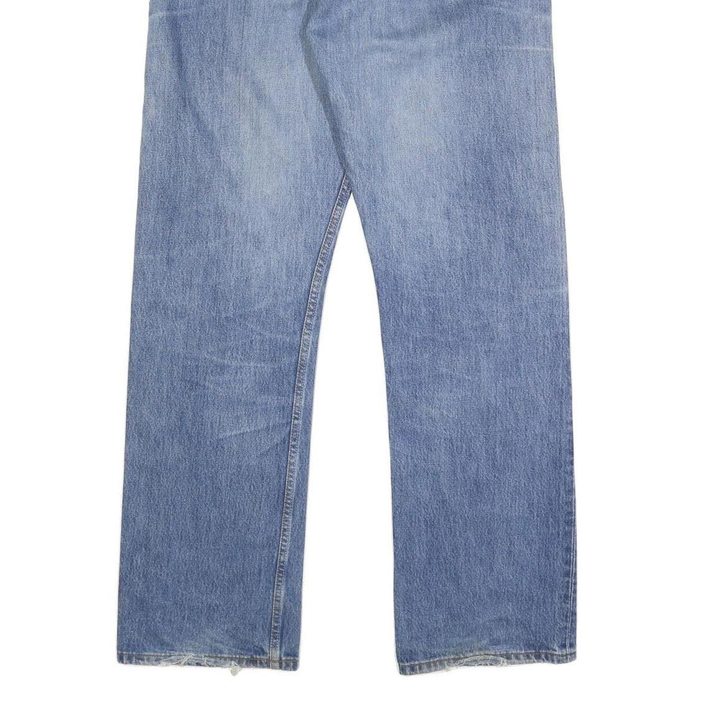 LEVI'S 501 Mens Jeans Blue Regular Straight Denim Medium W36 L34 Classic Fit