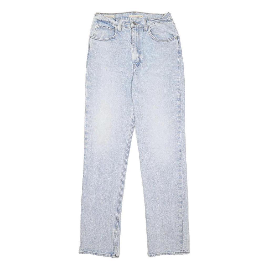 LEVI'S Big E Womens Jeans Blue Slim Straight Denim Light W27 L31 Classic Cotton