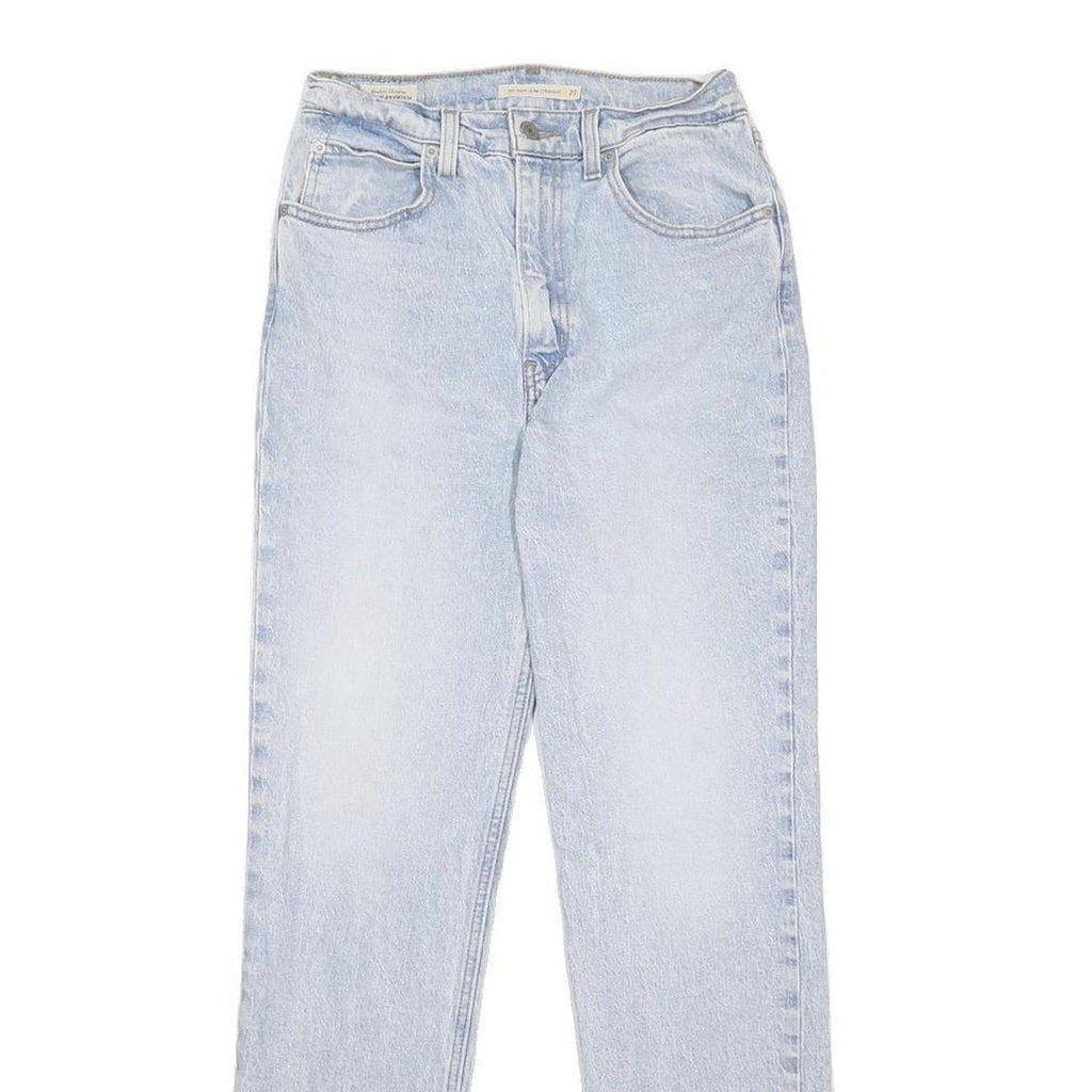 LEVI'S Big E Womens Jeans Blue Slim Straight Denim Light W27 L31 Classic Cotton