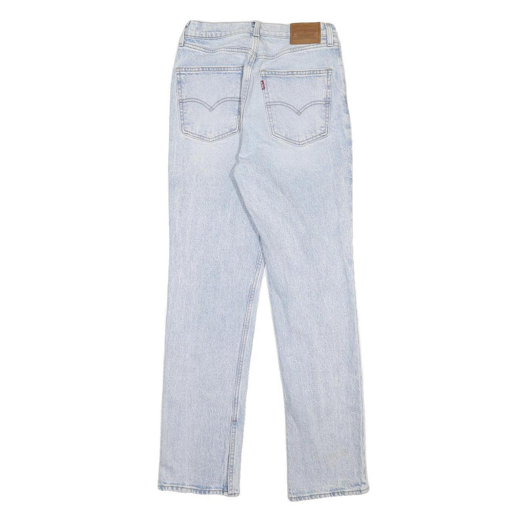LEVI'S Big E Womens Jeans Blue Slim Straight Denim Light W27 L31 Classic Cotton