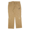 DICKIES Mens Jeans Beige Relaxed Straight Denim Light W34 L30 Workwear Fit Zip