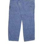 DICKIES Mens Blue Regular Fit Straight Leg Denim W30 L31 Workwear Zip Jeans