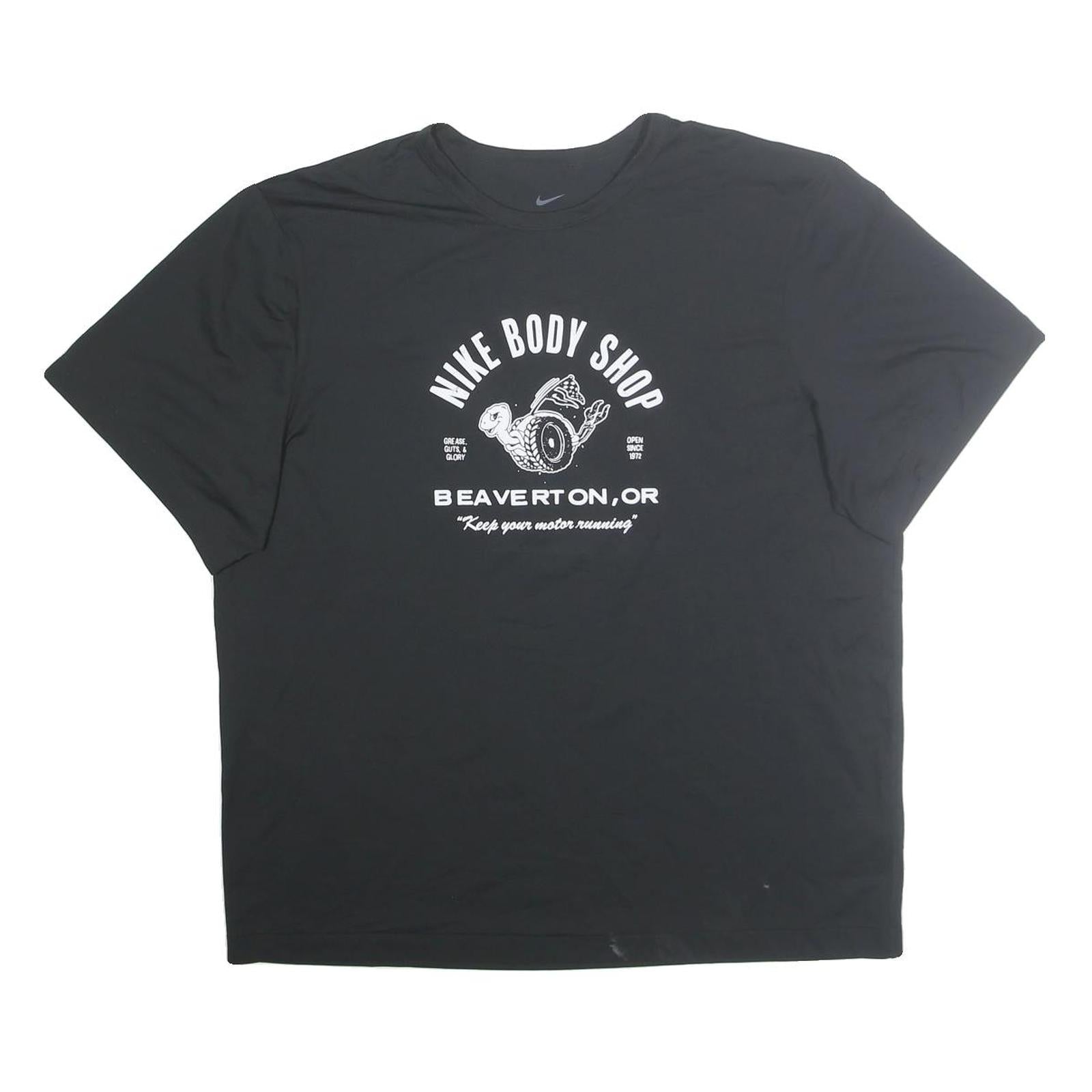 NIKE Mens Black Graphic T-Shirt XL Short Sleeve Crew Neck Sports Casual