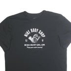 NIKE Mens Black Graphic T-Shirt XL Short Sleeve Crew Neck Sports Casual