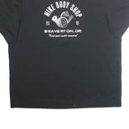 NIKE Mens Black Graphic T-Shirt XL Short Sleeve Crew Neck Sports Casual