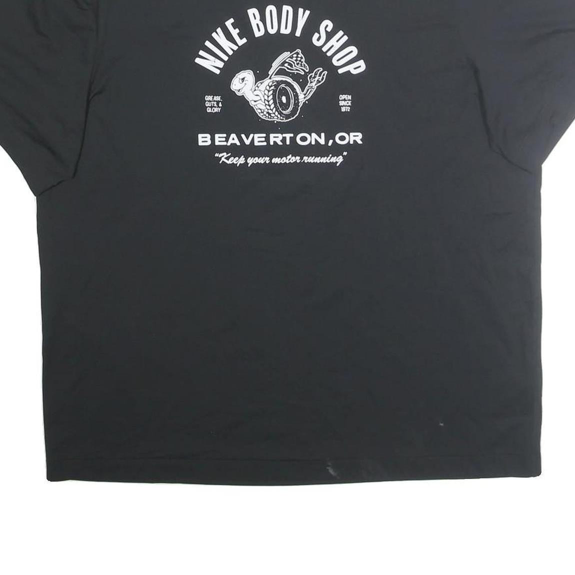 NIKE Mens Black Graphic T-Shirt XL Short Sleeve Crew Neck Sports Casual