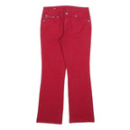 STYLE & CO Womens Jeans Red Slim Bootcut Denim W28 L28 Stud Detail