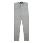 CALVIN KLEIN JEANS Womens Cotton Blend Grey Slim Skinny Trousers W28 L31 Casual