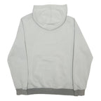 NIKE Mens Grey Hoodie S Blue Logo Pullover Comfortable Casual Sport