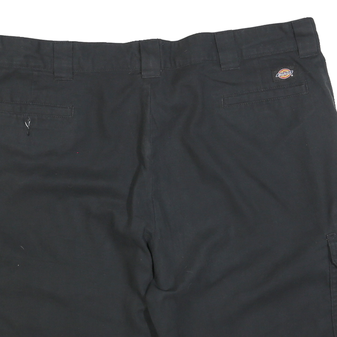DICKIES Mens Black Cargo Shorts 2XL W42 Cotton Blend Relaxed Fit Pockets