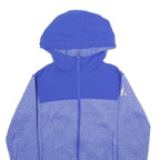ADIDAS Womens Blue & Purple Full Zip Hoodie S Lightweight Sportswear Sweatshirt