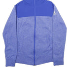 ADIDAS Womens Blue & Purple Full Zip Hoodie S Lightweight Sportswear Sweatshirt