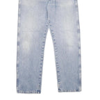 WRANGLER Mens Regular Fit Blue Denim Stone Wash Jeans W36 L32 Classic Cotton Zip
