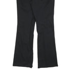 DICKIES Womens Slim Black Cotton Blend Trousers W34 L34 Zip Closure Straight Leg