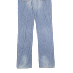 LEE Mens Blue Regular Fit Straight Leg Denim Light W29 L34 Classic Cotton Zip