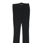 ALICE & OLIVIA Womens Cotton Blend Black Slim Straight Trousers W28 L35 Elegant