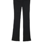 ALICE & OLIVIA Womens Cotton Blend Black Slim Straight Trousers W28 L35 Elegant