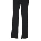 ALICE & OLIVIA Womens Cotton Blend Black Slim Straight Trousers W28 L35 Elegant