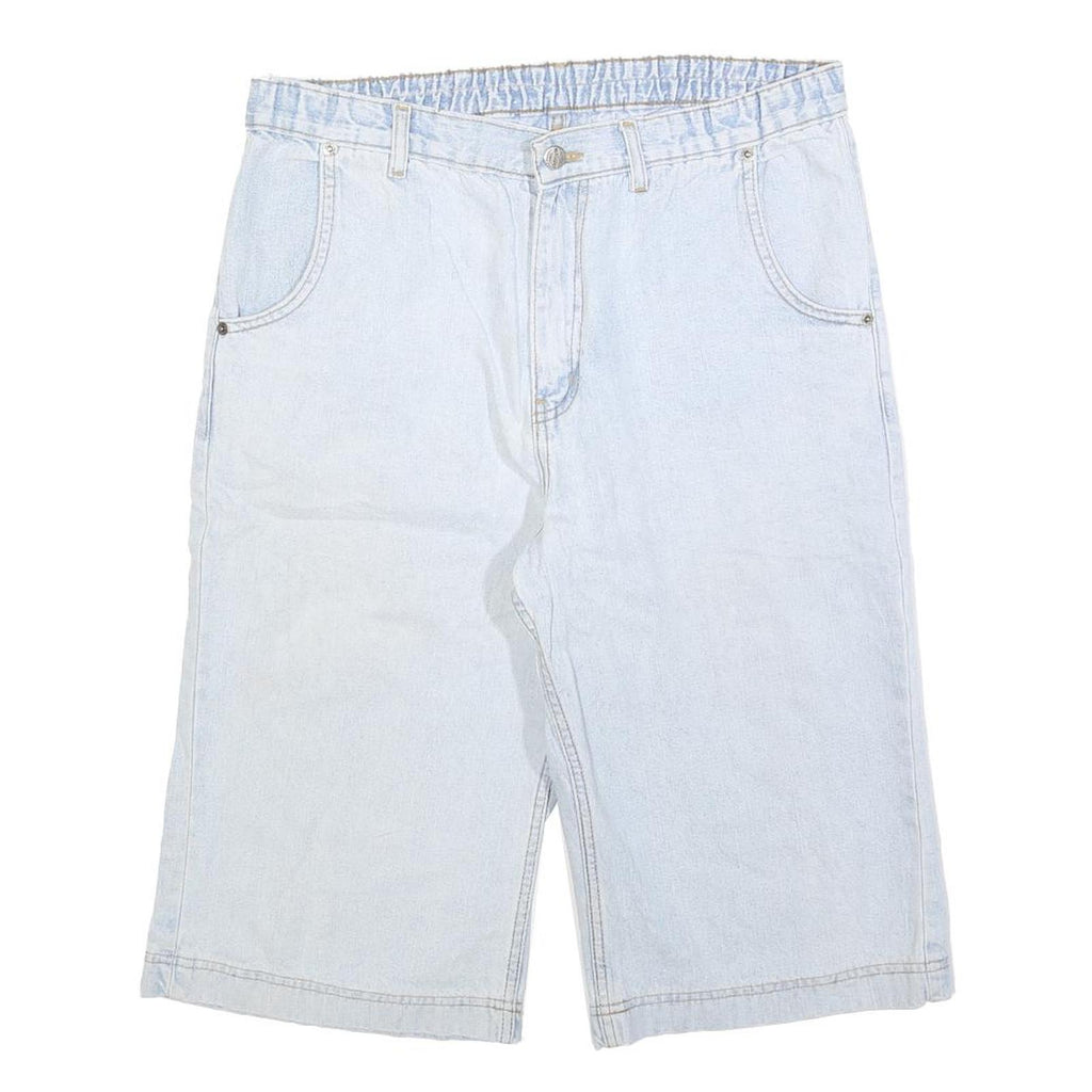 KANA Mens Shorts Blue Denim Casual M W32 Cotton Blend Lightweight Summer