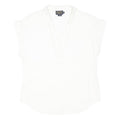 PENDLETON Womens White Cotton Basic Sleeveless V-Neck Top S