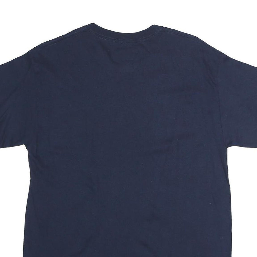 MAJESTIC Mens Navy Mariners Baseball Graphic T-Shirt M Short Sleeve Crew Neck