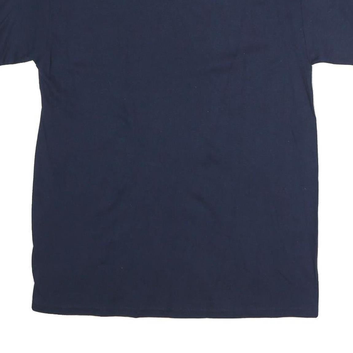 MAJESTIC Mens Navy Mariners Baseball Graphic T-Shirt M Short Sleeve Crew Neck