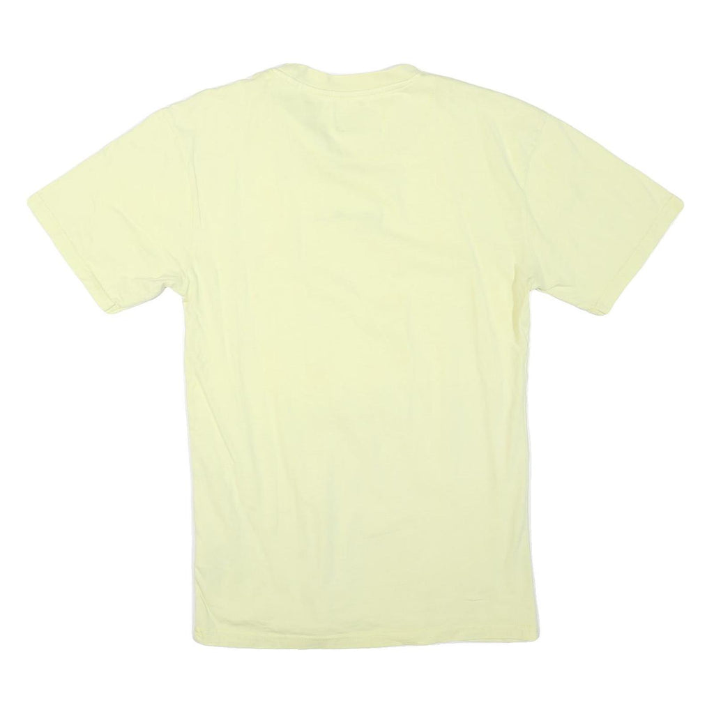 KARL KANI Mens Yellow Graphic T-Shirt 2XL Short Sleeve Crew Neck Casual Cotton