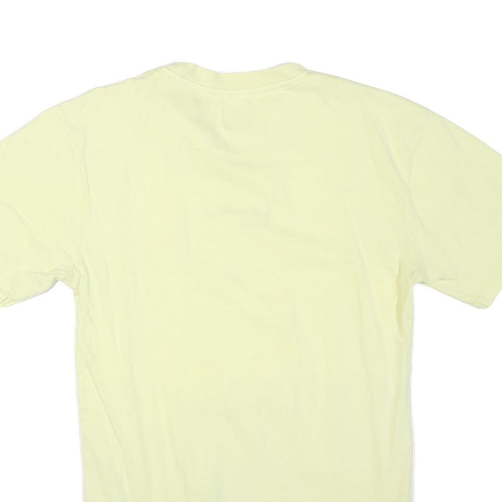 KARL KANI Mens Yellow Graphic T-Shirt 2XL Short Sleeve Crew Neck Casual Cotton