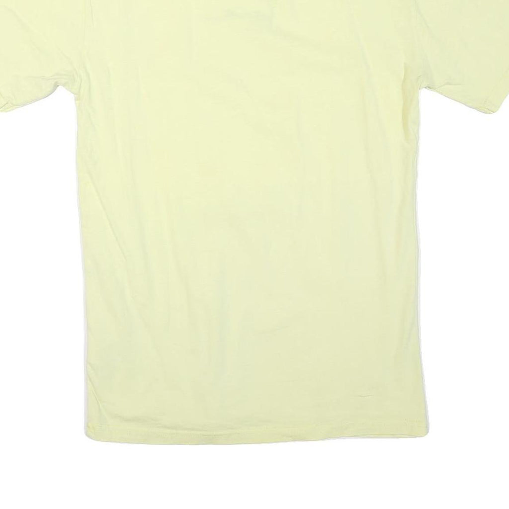 KARL KANI Mens Yellow Graphic T-Shirt 2XL Short Sleeve Crew Neck Casual Cotton