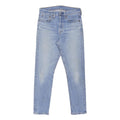 LEVI'S 501S Mens Jeans Blue Slim Skinny Denim Light W30 L28 Button Closure