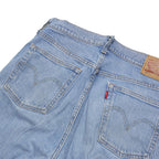 LEVI'S 501S Mens Jeans Blue Slim Skinny Denim Light W30 L28 Button Closure