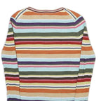 OLD NAVY Womens Multicolour Patterned Rib Knit Crew Neck Jumper M Cotton Blend