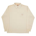 OLLY GAN Sport Mens Sweatshirt Brown Button Neck L