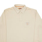 OLLY GAN Sport Mens Sweatshirt Brown Button Neck L