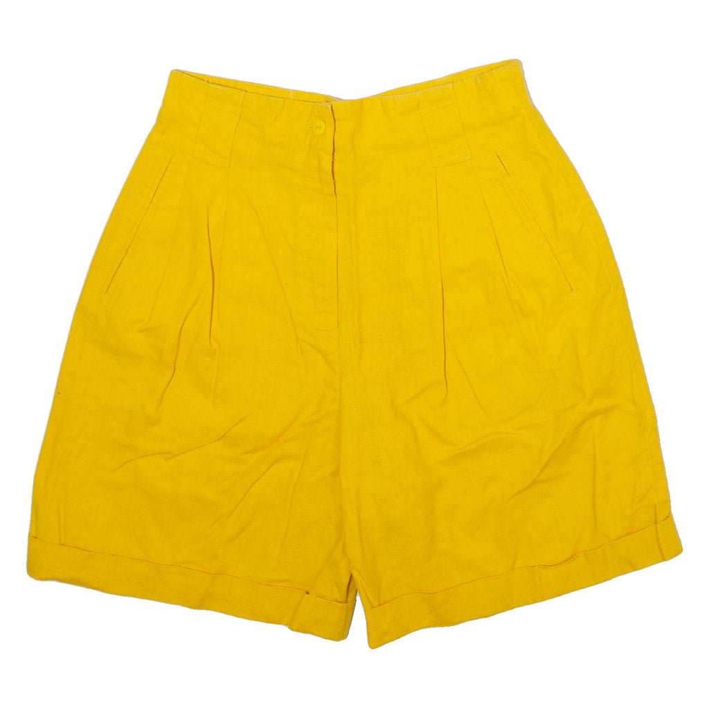 RAFAELLA Womens Casual Shorts Yellow XS W26