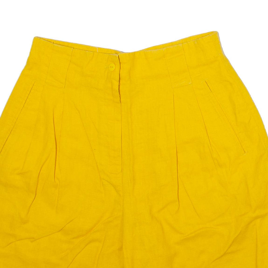 RAFAELLA Womens Casual Shorts Yellow XS W26