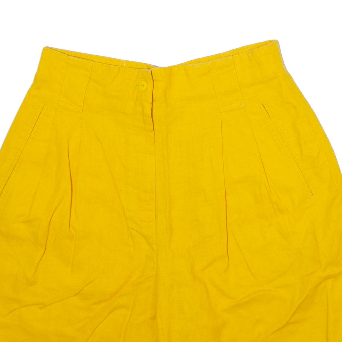 RAFAELLA Womens Casual Shorts Yellow XS W26