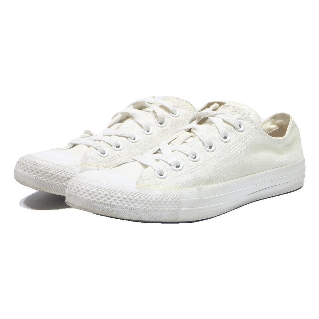 CONVERSE Chuck Taylor All Star Womens Low Top Trainers White Canvas UK 5.5