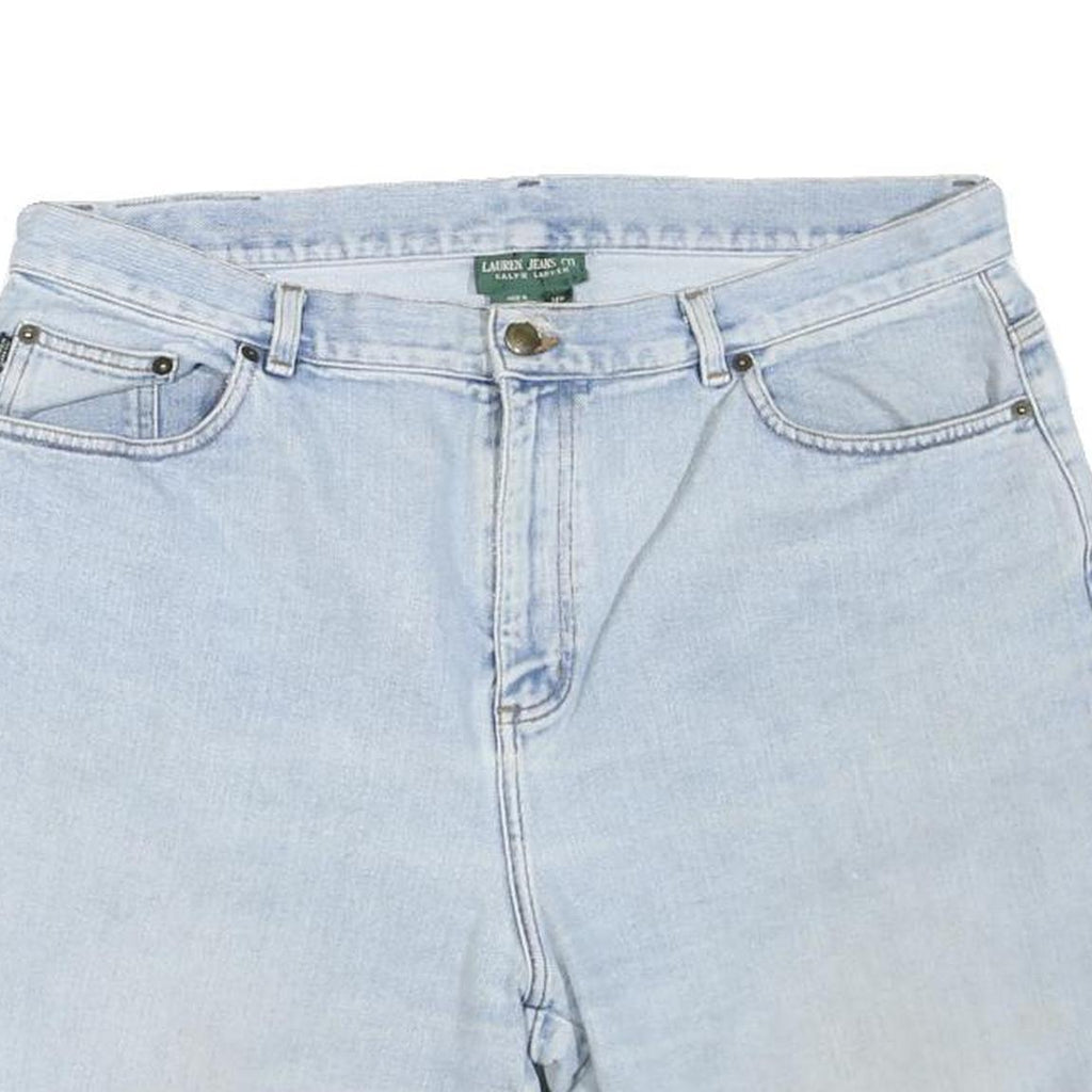 LAUREN RALPH LAUREN Womens Denim Blue Casual Shorts L W36