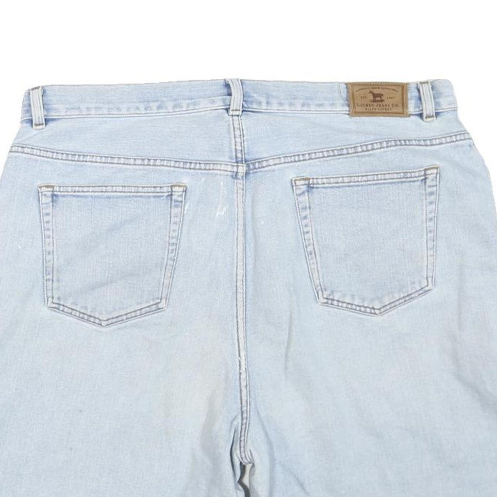 LAUREN RALPH LAUREN Womens Denim Blue Casual Shorts L W36