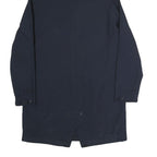 ZARA Womens Navy Blue Hooded Jacket XS Polyester Zip Casual Outerwear