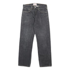 LEVI'S 501 Mens Jeans Black Regular Straight Denim Raw W30 L27 Classic Fit