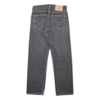 LEVI'S 501 Mens Jeans Black Regular Straight Denim Raw W30 L27 Classic Fit