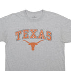 FANATICS Mens Grey Texas Graphic T-Shirt L Short Sleeve Crew Neck Cotton Blend
