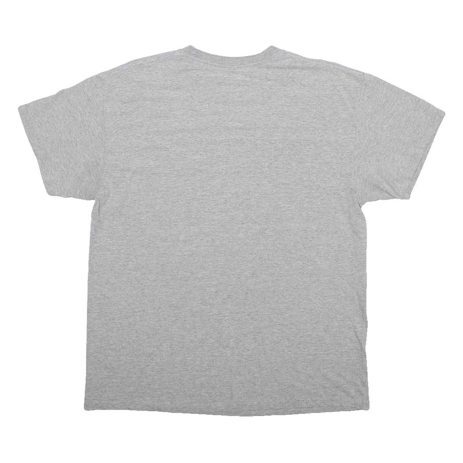 FANATICS Mens Grey Texas Graphic T-Shirt L Short Sleeve Crew Neck Cotton Blend