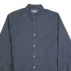 TED BAKER Mens Shirt Black Spotted Long Sleeve M