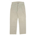 LEVI'S 551 Mens Beige Regular Straight Denim W28 L28 Button Cotton Blend Jeans