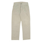 LEVI'S 551 Mens Beige Regular Straight Denim W28 L28 Button Cotton Blend Jeans